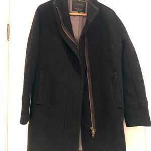 J Crew wool cocoon coat